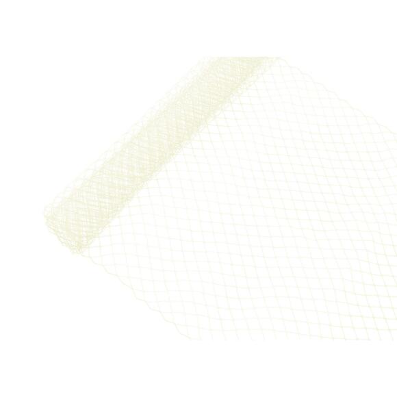 Ivory bird cage hat veil netting french birdcage net 1+ blusher length bird cage - Picture 3 of 4